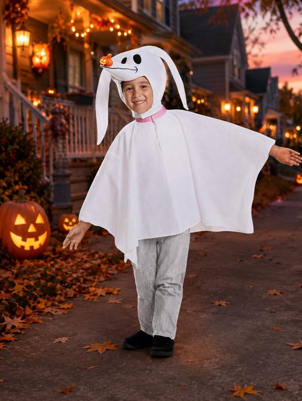 Disney Nightmare Before Christmas Zero Light-Up Kids Costume 4-6